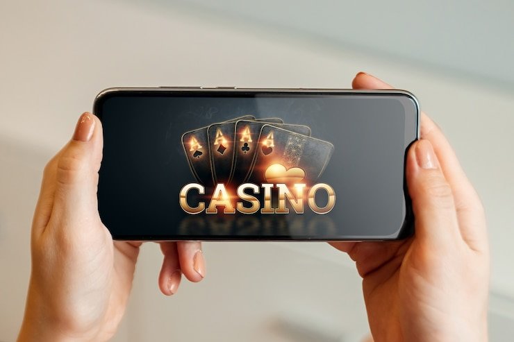 Meja Pool Rummy Online bernuansa emas